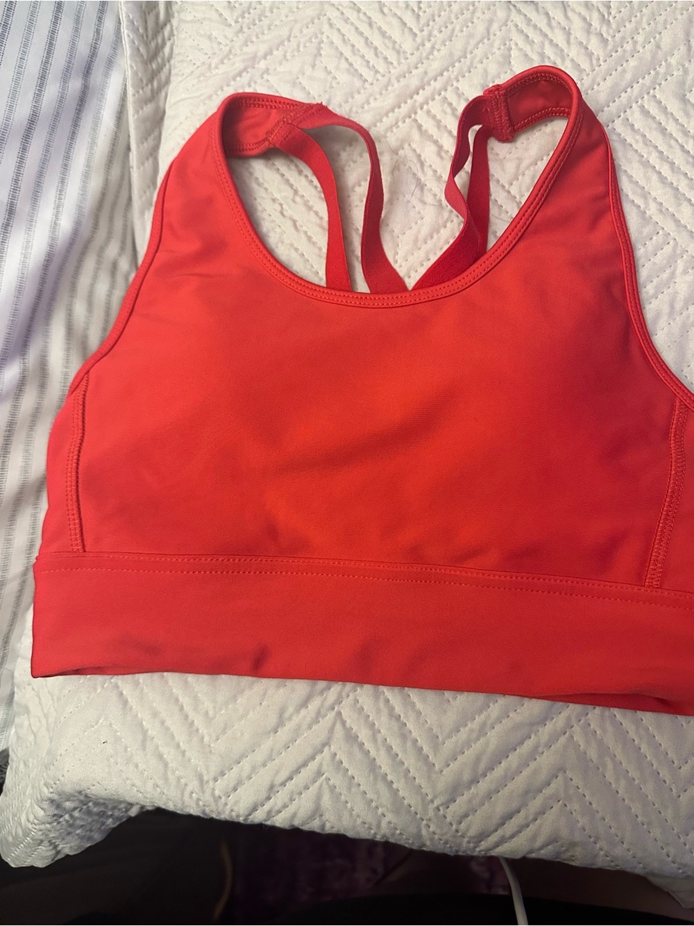 DSG Red Racerback Sports Bra - Picture 2 of 6